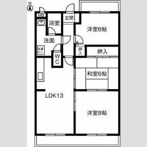 3LDK 間取り図