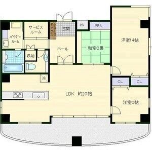 3LDK 間取り図
