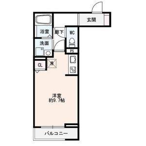 ワンルーム 間取り図