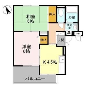 2K 間取り図
