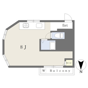 ワンルーム 間取り図