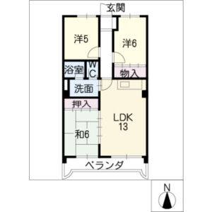 3LDK 間取り図
