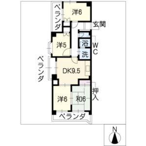 4LDK 間取り図