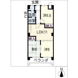 3LDK 間取り図