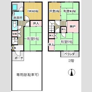 4DK 間取り図
