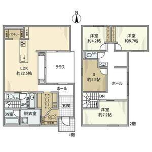 3LDK 間取り図