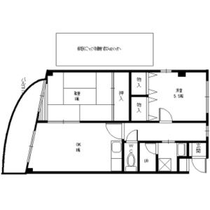 2DK 間取り図