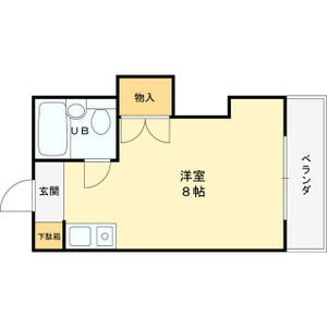 ワンルーム 間取り図