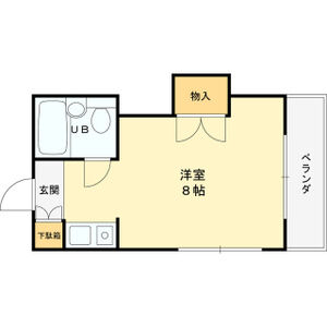 ワンルーム 間取り図