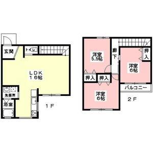 3LDK 間取り図