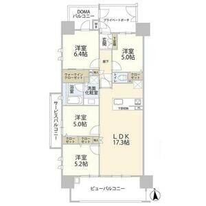 4LDK 間取り図