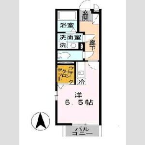 ワンルーム 間取り図