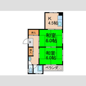 2K 間取り図