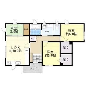 3LDK 間取り図
