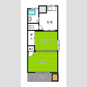 2DK 間取り図