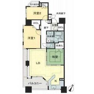 3LDK 間取り図
