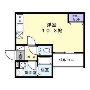 ワンルーム 間取り図