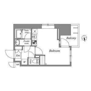 ワンルーム 間取り図