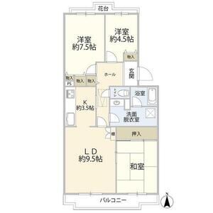 3LDK 間取り図