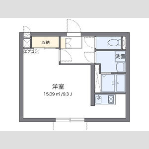 ワンルーム 間取り図