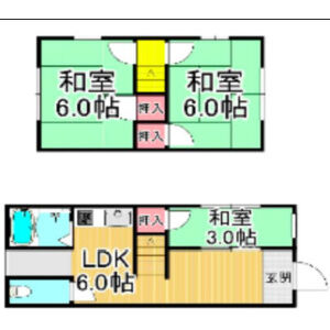 3DK 間取り図