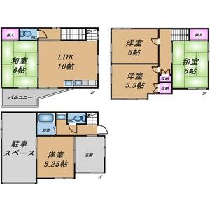 5LDK 間取り図