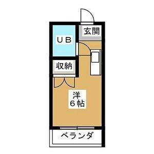 ワンルーム 間取り図