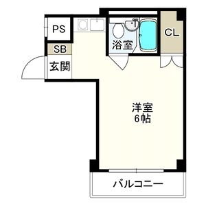 ワンルーム 間取り図