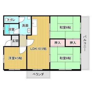 3LDK 間取り図