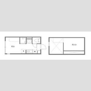 ワンルーム 間取り図