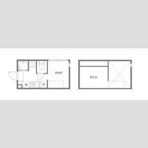 ワンルーム 間取り図
