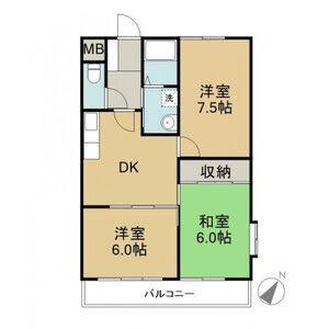 3DK 間取り図