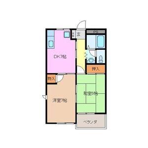 2DK 間取り図