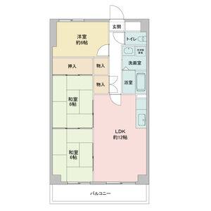 3LDK 間取り図