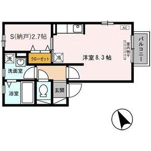 ワンルーム 間取り図