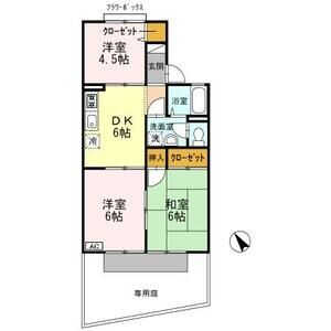 3DK 間取り図