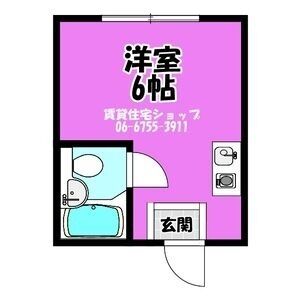 ワンルーム 間取り図