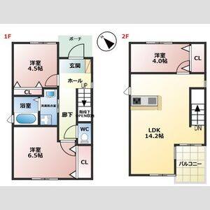 3LDK 間取り図