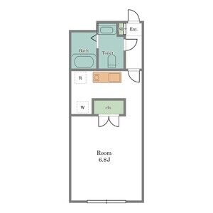 ワンルーム 間取り図