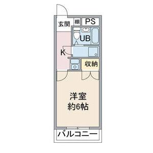 ワンルーム 間取り図