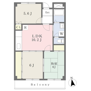 3LDK 間取り図