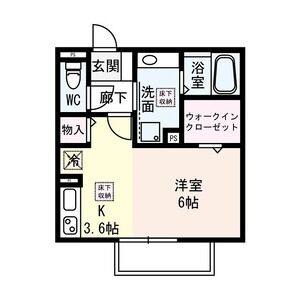 ワンルーム 間取り図