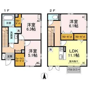 3LDK 間取り図