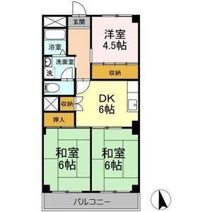 3DK 間取り図