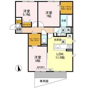 3LDK 間取り図