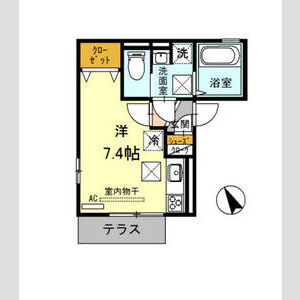 ワンルーム 間取り図