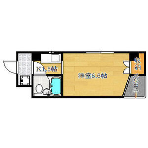 ワンルーム 間取り図