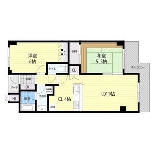 3LDK 間取り図