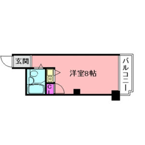 ワンルーム 間取り図