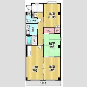 3LDK 間取り図